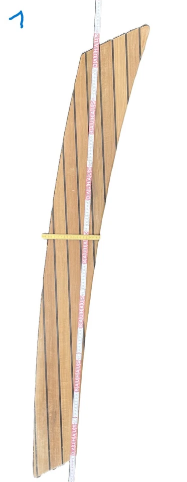 Teakholz Deckbelag (ursprüngl. Jeanneau 1095) / 4-teilig / Echtholz  - Bild 2 von 4