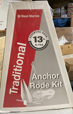 West Marine 13 lb Traditional Anchor & Rode Kit New & Sealed | eBay