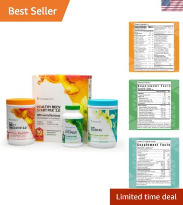 Healthy Body Start Pak 2.0   Complete Nutritional System with Beyond Tangy Ta...