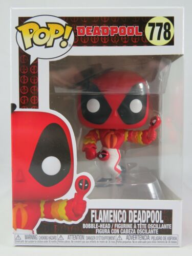 Marvel Funko Pop - Flamenco Deadpool - Deadpool - No. 778 - Free Protector - Picture 1 of 7