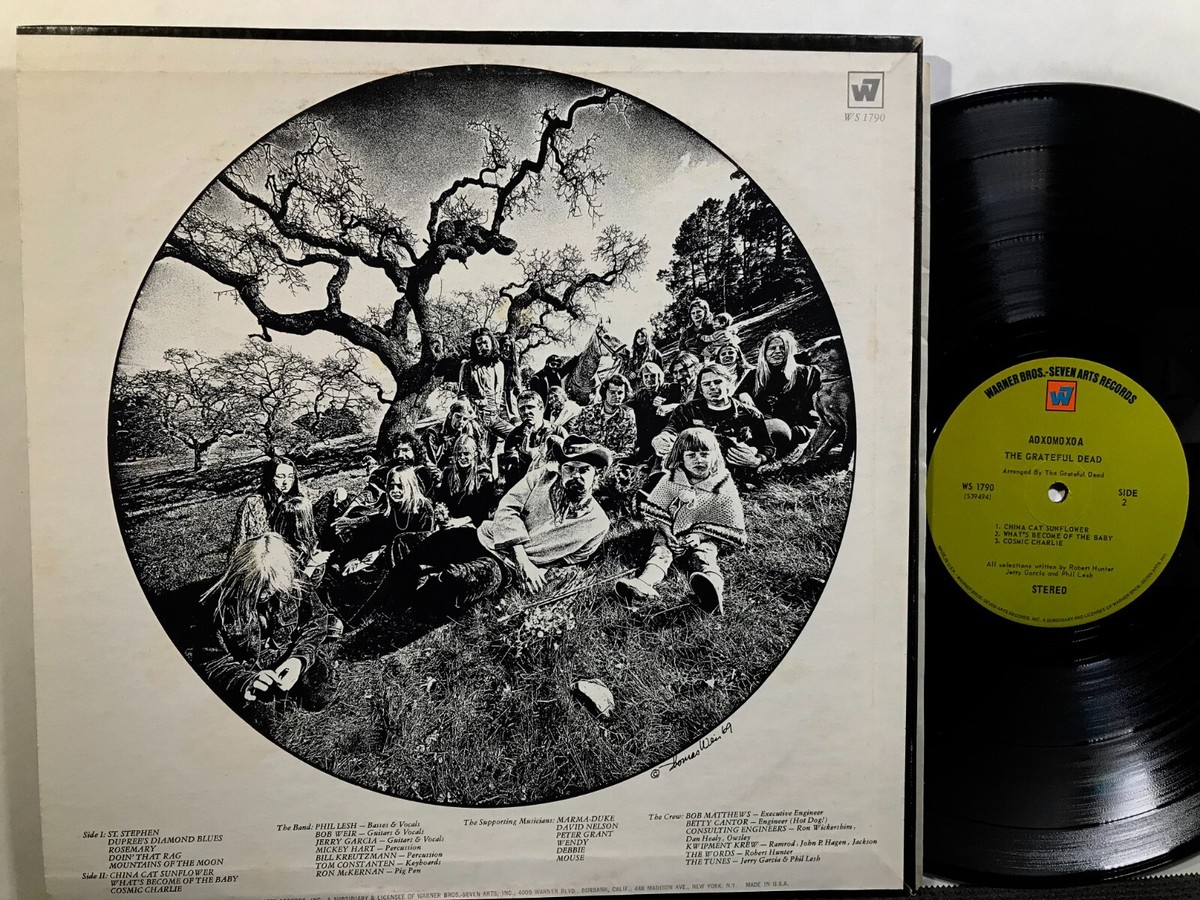 THE GRATEFUL DEAD AOXOMOXOA LP W7 WARNER BROS-SEVEN ARTS