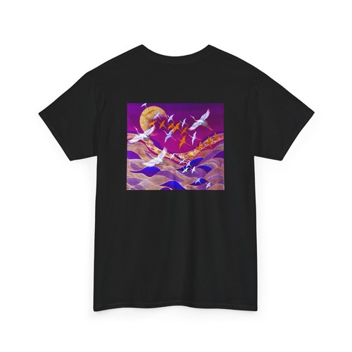 Japan Art T-Shirt Japanese Wave Shirt Zen Graphic Tee for Men and Women - Picture 12 of 35