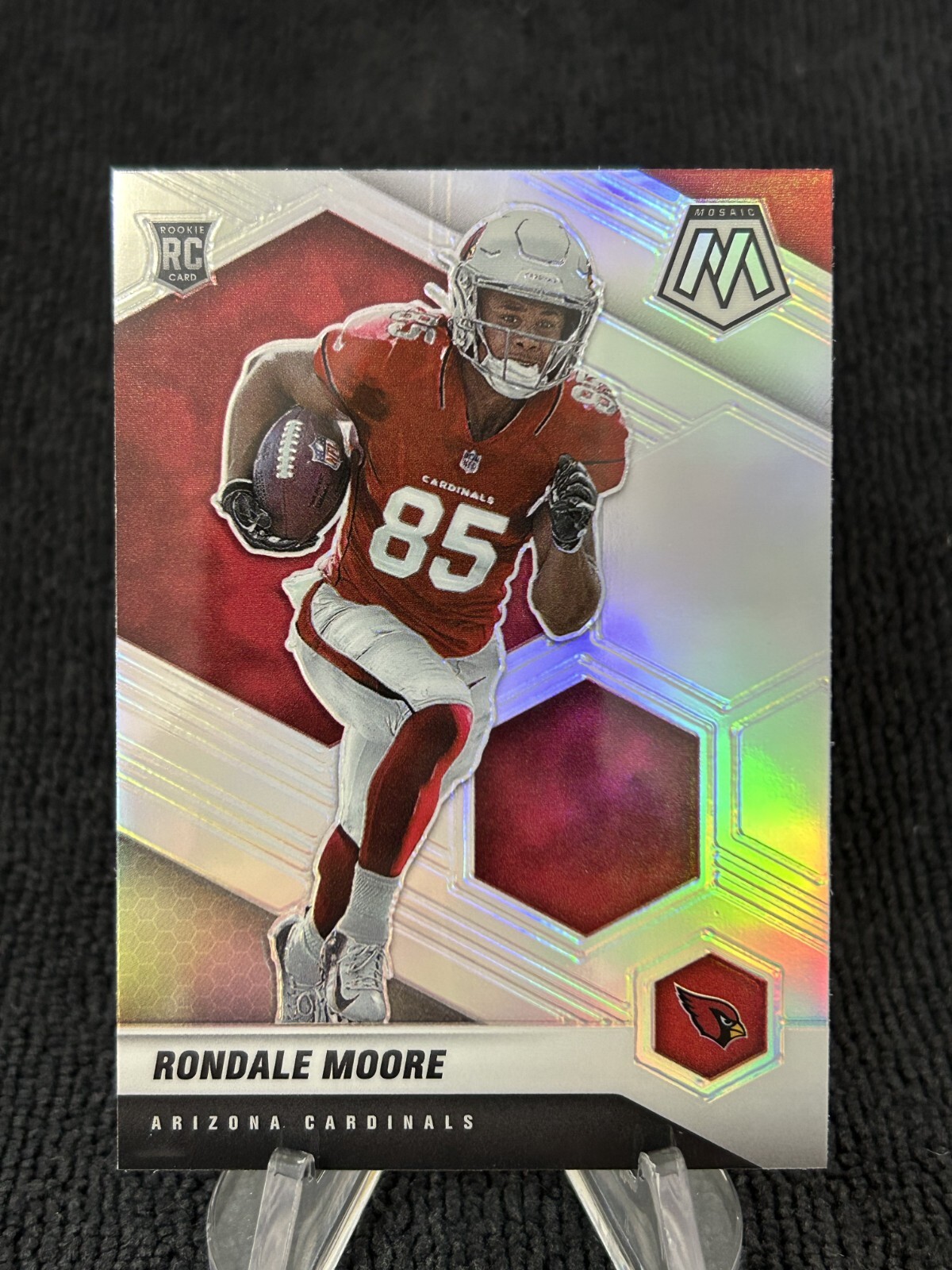2021 Panini Mosaic - Rookies Rondale Moore #317 Silver Prizm Halo (RC)