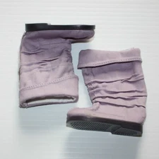 American Girl 2010 Cozy Plaid Outfit Scrunchy Knee-high Boots Shoes for Doll