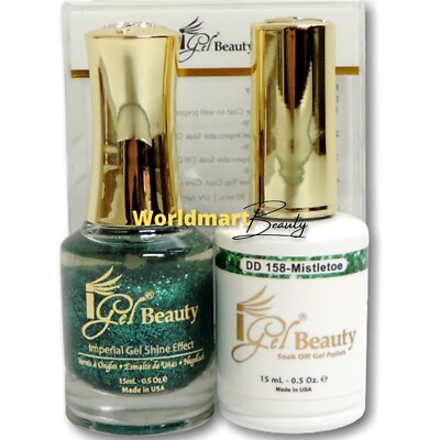 IGel Beauty Gel Nail Polish 0.5oz Gel DUO DD158- MISTLETOE