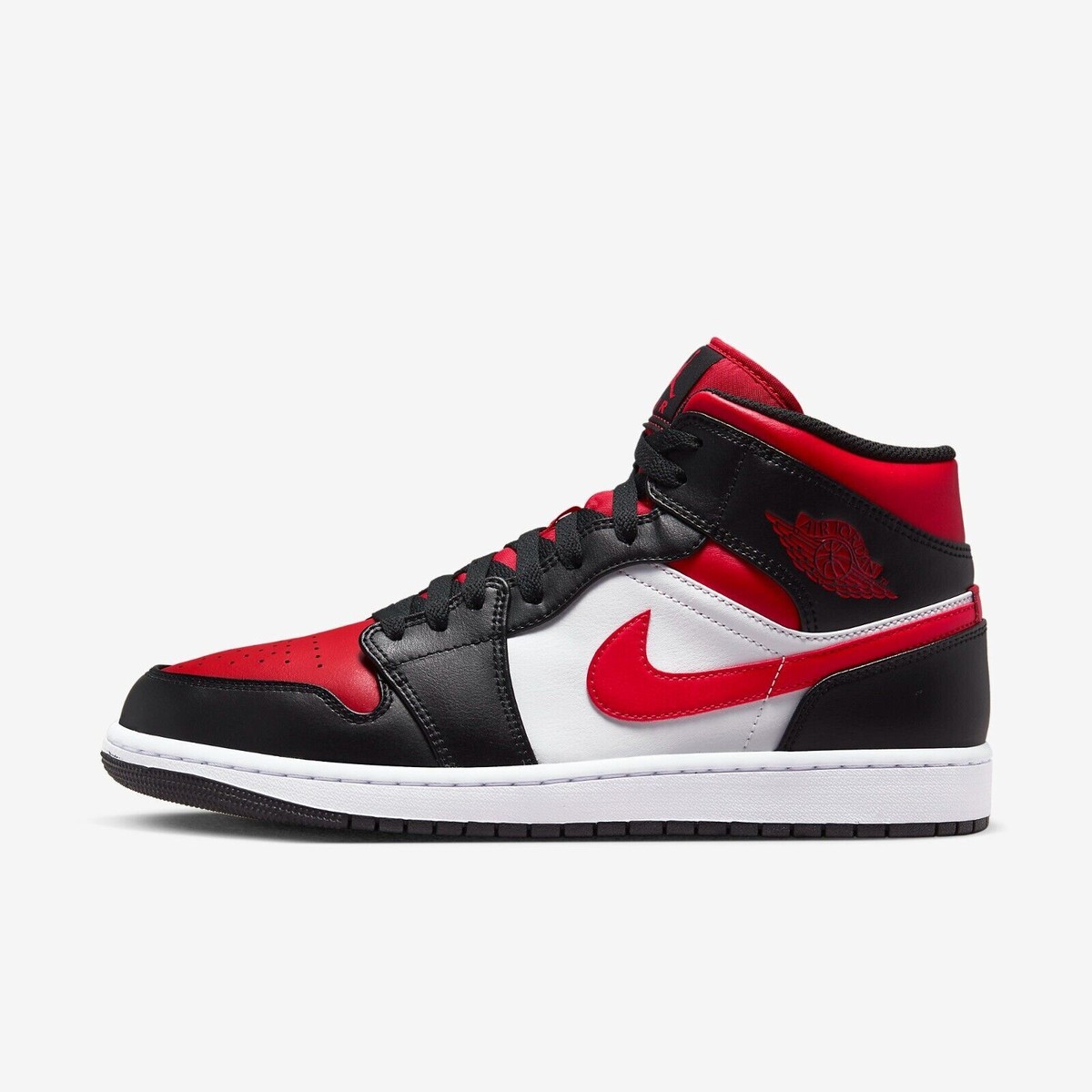 Air Jordan 1 Mid \"Bred Toe\"　ナイキ　ジョーダン１ 1/1発売｜Nike Air Jordan 1 Mid 