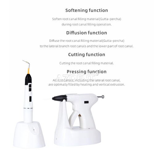 Sistema de obturación endodoncia dental pluma calentada/cortador de gutapercha - Imagen 21 de 49
