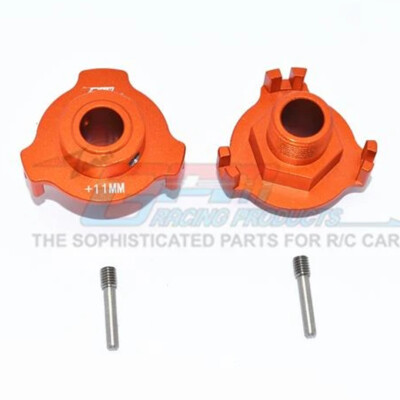 NEW GPM Racing Aluminum Wheel Hub Hex +11mm Orange : 1/5 KRATON 8S BLX