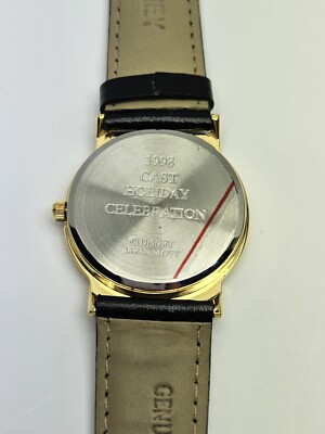DISNEY CAST MEMBER HOLIDAY CELEBRATION WATCH 1998; MICKEY & MINNIE SKATING DISNEY CAST MEMBER HOLIDAY CELEBRATION WATCH 1998; MICKEY  main image 3