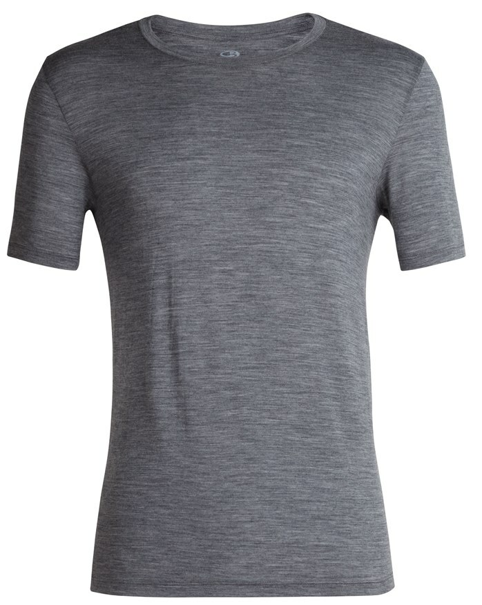 Icebreaker Tech Lite Short Sleeve Crewe Sie T-Shirt Herren Funktionsshirt grau Icebreaker Tech Lite Short Sleeve Crewe Sie T-Shirt Herren Funktionsshirt grau