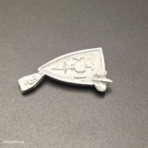 Bretonnia Grail Knight Shield No6 Warhammer Metal Bits 5th Ed 1997 - Picture 3 of 5