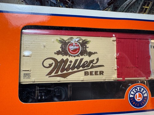 🚅 LIONEL 6-83657 MILLER BEER BREWING CO. WOOD-SIDED REEFER- NEW💥 L974 - Picture 2 of 4