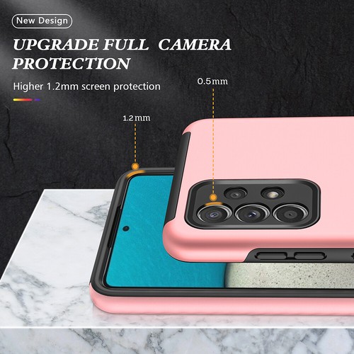 For Samsung Galaxy A53 5G - Dual Layer Shockproof Cover Case Ring - Picture 19 of 35