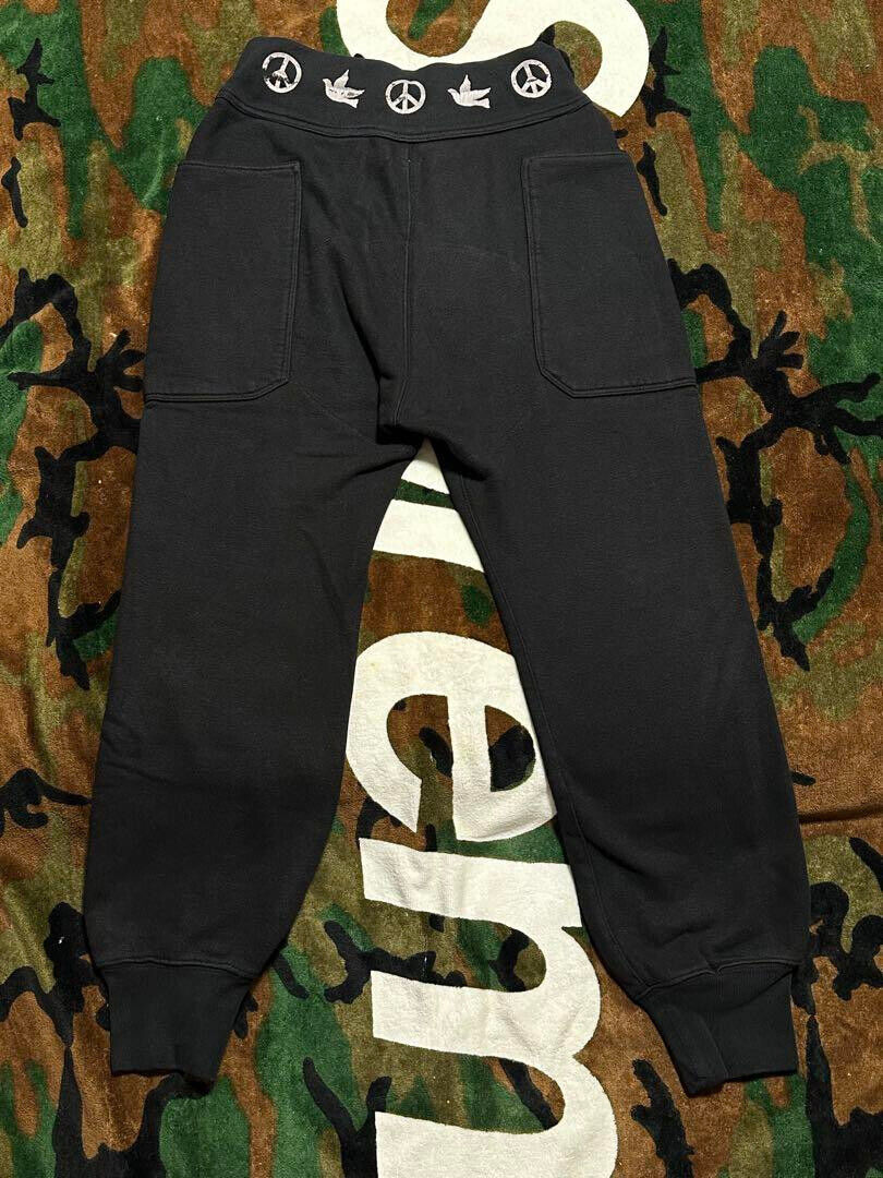 KAPITAL KOUNTRY BONE SWEAT PANTS MEN COLOR BLACK SIZE S USED KAPITAL KOUNTRY BONE SWEAT PANTS MEN COLOR BLACK SIZE S USED