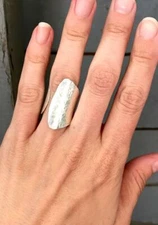 Wrap Ring Adjustable 925 Sterling Silver Band &Statement Ring Handmade Ring VTR