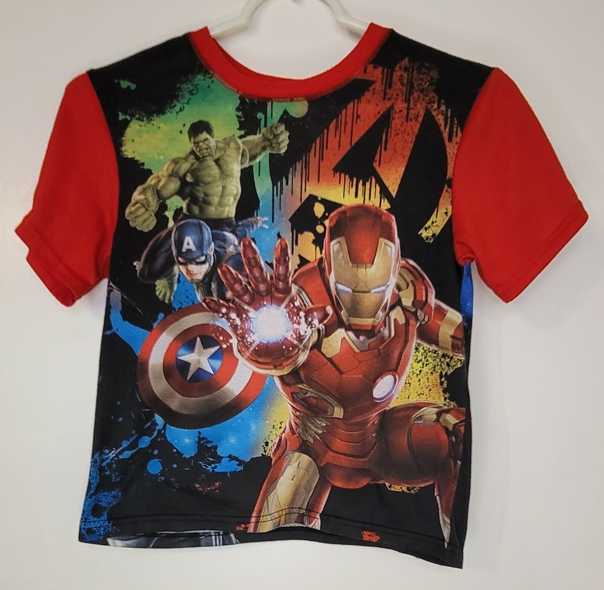 Captain America Avengers Iron Man T Shirt The Avengers Mens T