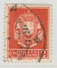 Italy Kingdom Imperial Issue 1929-42 Wmk Crown 2c Used A18P33F631