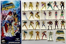 2023 SAINT SEIYA Album Collector + Full set 28/28 PERU 2023 Knights of Zodiac