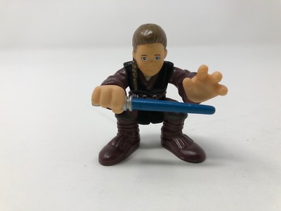 Star Wars Galactic Heroes 2001 Anakin Blue Lightsaber Hasbro