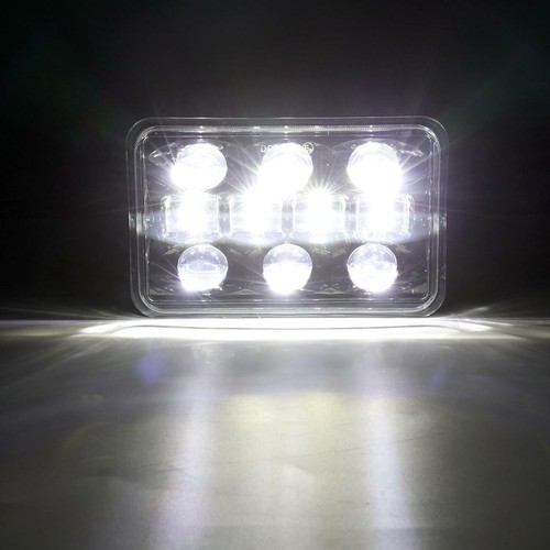 4PCS 4x6" Led Headlights Hi-Lo Sealed Beam DRL For Peterbilt Kenworth T800 W900 - Bild 3 von 12