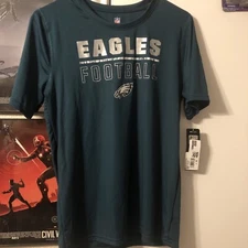 Philadelphia Eagles NFL Apparel Dri-Fit Style  Youth L14/16 Size T-Shirt NWT