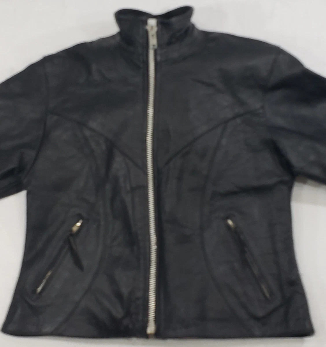 White stuff top leather jacket