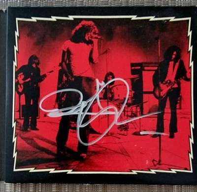 Robert Plant Jimmy Page Led Zeppelin  signiert Autogramm Autograph CD Digipack 