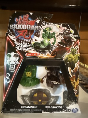Bakugan Street Brawl Special Attack Mantid & Bruiser Figure 2-Pack New