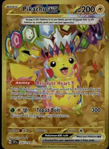 pikachu ex pokemon card for sale Amazon.com: Pokemon - Pikachu ex 057/191 main image 1
