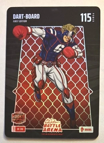 2026 Bo Jackson Battle Arena Dart-Board Jaxson Dart Brawl Battlefoil #BF-310