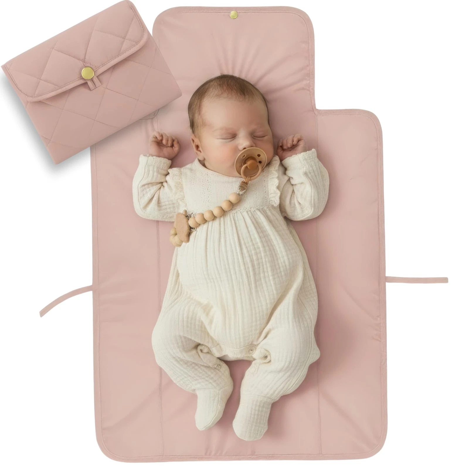 Portable Diaper Changing Pad - Soft and Easy to Clean Diaper Changing Mat for
Opens in a new window