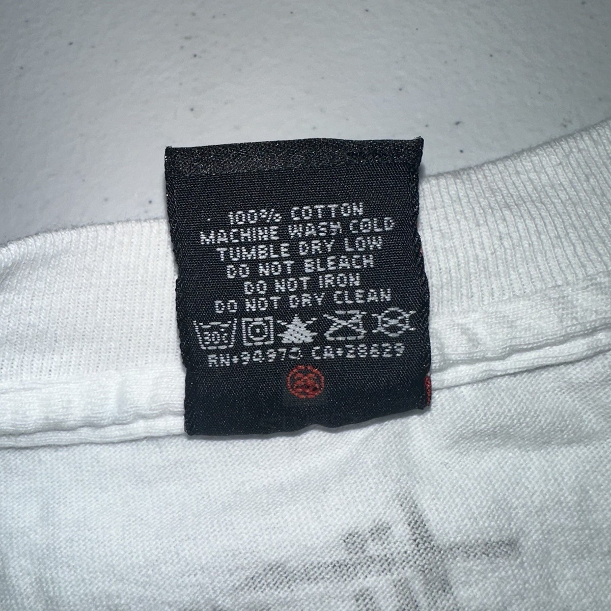 Vintage Y2K Stussy T Shirt AOP Double Sided Bullseye Size Small