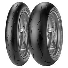 SET DE PNEUS PIRELLI 120/70-17 (58W) + 180/55-17 (73W) DIABLO SUPERCORSA BSB