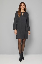 Wallis Grey Shift Dress Womens Daywear Dresses
