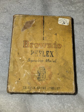 Vintage Eastman Kodak Brownie Reflex Synchro Model Camera w/Box  UNTESTED