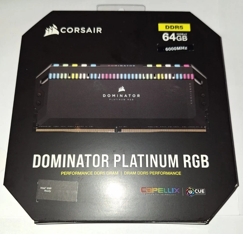 (CMT64GX5M2B60) Corsair Dominator Platinum RGB, DDR5-6000, CL40, Intel XMP 3.0-6 - Bild 2 von 4
