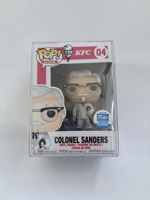 Funko Pop! Icons Kfc #04 Colonel Sanders Vinyl Shop Exclusive Limited JJ0217JW