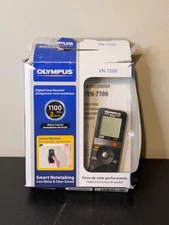 Olympus Digital Voice Recorder VN-7200 Black Tested Working Rare Vintage Y2K