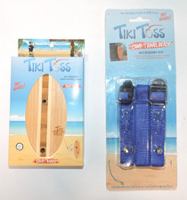 Tiki Toss Indoor  Outdoor Ring Toss Game Short Board  Accessory Kit Straps NEW