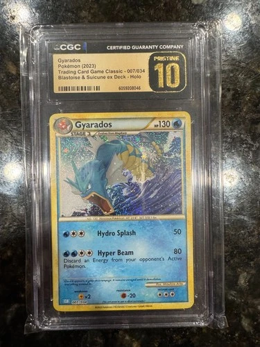 2023 Pokemon Gyarados #7 007/034 CGC 10 Pristine