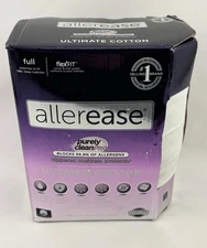 AllerEase Ultimate Cotton Allergy Relief Zippered Mattress Protector Full