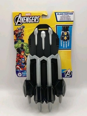 2025 Marvel Hasbro Avengers Black Panther Retractable Slash Claw Roleplay 