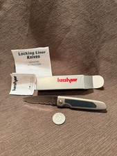 NOS Kershaw KAI 2415ST Pocket Knife Liner Lock Combo Edge Blade Japan