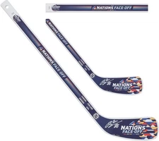 Rasmus Dalhin Buffalo Sabres Autographed 4 Nations Face-Off Mini Wood Stick
