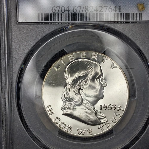 1963 Franklin Half Dollar PCGS PR 67
