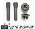 DOOR LOCK KNOB SURROUND PAIR GREY FOR NISSAN D21 BIG-M HARDBODY PICKUP 1986-1997