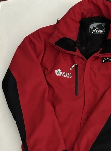 Phenix EX-191 Insulated Ski Jacket Men's XL Red Black CSIA Hooded Snow Coat image 3
