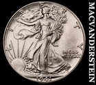 1941 Silver Walking Liberty Half Dollar - Scarce  High Grade  Lustrous  #K1777