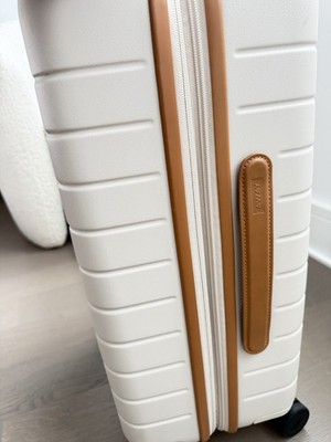 Away Bigger Carry-On Canvas Limited Edition Color Chalk and Gold
