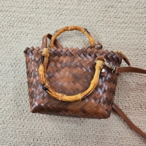 Chio '2nd Foreign atmosphere London Woven Handbag - Picture 5 of 9